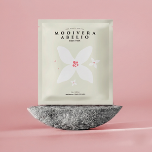 Solution pour peaux ternes, 10 pièces, masque visage coréen végétalien halal à la niacinamide et à l'adénosine, éclaircissant, anti-âge, Mooivera Abelio Maskpack - Product Image 2