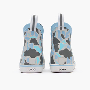 Hot Bán Trực Tiếp Cao Su Tự Nhiên Wellington Khởi Động Trẻ Em Mắt Cá Chân Giày Mưa Câu Cá Boong Khởi Động Cho Làm Vườn Leo Núi Biểu Tượng Tùy Chỉnh - Product Image 5