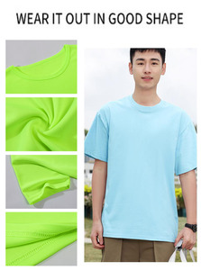 Custom High Quality Gym 150 Gsm Customize Tee Shirt Quick Dry Sports Breathable Polyester Tshirts Blank Spandex Dry Fit T Shirts - Product Image 6