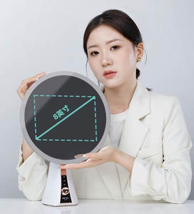 Miroir Magique Intelligent VERCON AI pour Salon <span class=keywords><strong>de</strong></span> Beauté avec Éclairage LED, Écran Tactile Réglable, Bluetooth et Essai Virtuel <span class=keywords><strong>de</strong></span> Coiffure - Product Image 4