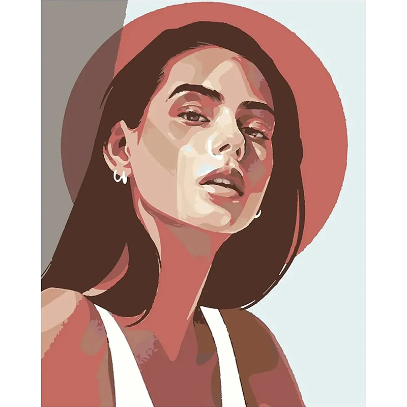 Bella signora in cappello