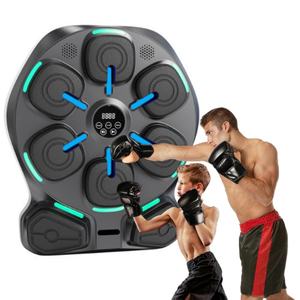 Machine d'entraînement de boxe à domicile One <span class=keywords><strong>Punch</strong></span>, en matériau PU, électronique, intelligente, à fixation murale, avec musique - Product Image 1