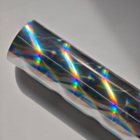 Échantillon Gratuit : Rouleaux de Feuille de Marquage à Chaud Effet Texturé Arc-en-ciel pour Matériaux d'Impression