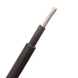 TUV Certified Single Core PV1-F 4mm2 Flexible Tinned Copper 1KV AC/1.5KV DC Solar Cable for Photovoltaic