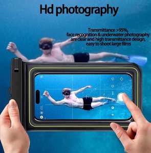 เคสโทรศัพท์ลอยน้ำสำหรับชายหาดกระเป๋าใส่โทรศัพท์ลอยน้ำสำหรับท่องเที่ยวดำน้ำตื้นแบบออกแบบได้เอง - Product Image 3