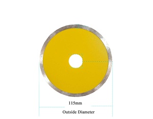 110 Mm 4 1/4 Kim Cương Thông Tư Liên Tục Saw Disc Cho Cắt Gạch Gạch - Product Image 4