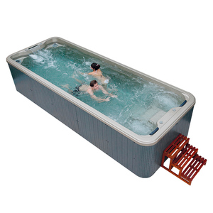 고품질 야외 온수 욕조 지상형 야외 수영 스파 풀 - Product Image 1