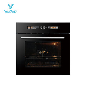 Prix Direct Usine <span class=keywords><strong>Four</strong></span> Électrique Mural Commercial <span class=keywords><strong>Encastrable</strong></span> 70L en Acier Inoxydable avec Convection et Grill pour Cuisine Domestique - Product Image 3