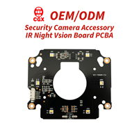 Accessoire de caméra de sécurité CCTV 3030, panneau de vision nocturne infrarouge + lumière blanche, carte à double spectre PCBA - IR personnalisé 850nm 940nm