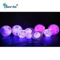 Ballons LED Planètes Modèle du système solaire gonflable Soleil Jupiter Saturne Mars Vénus Décorations de fête