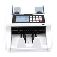 Compteur de billets de banque multi-devises de qualité professionnelle LD-1685 en plastique avec détection UV/MG/IR pour la vente au détail et la gestion de la trésorerie bancaire