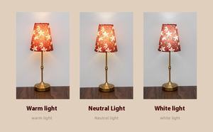 <span class=keywords><strong>Abat</strong></span>-<span class=keywords><strong>jour</strong></span> en tissu LED personnalisé pour la maison Tissu décoratif couvrant le salon et la chambre à coucher Lampe de table sans fil tactile - Product Image 3