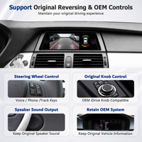 Pantalla Multimedia CodeLynk 1920*720 para BMW X3 X5 F25 E70 2008-2017 NBT CIC CCC, Carplay Inalámbrico 4 en 1, Pantalla Táctil