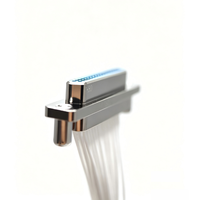 Mini connecteur mâle rectangulaire à souder J30J-37TJL, 37 broches, pour équipement électronique industriel aérospatial