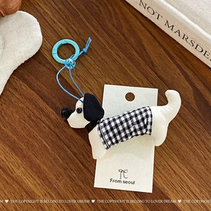 2026 New Soft School Bag Pendant Versatile Clothing Accessories Girl Lovely Plush <b>Anime</b> Design Mushroom Puppy Handbag Charms - Product Image 6