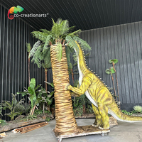 Parc d'attractions électronique extérieur à thème dinosaures, fait main, pour l'animation