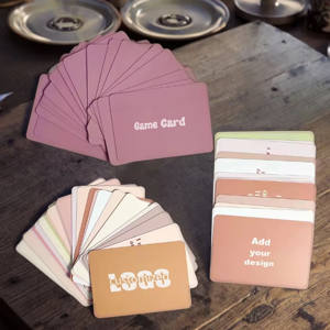 Factory Made <span class=keywords><strong>Custom</strong></span> Printing Logo Papier 2 Packungen Frage karte Deck Betrunkene Party-Spielkarte für Erwachsene - Product Image 3