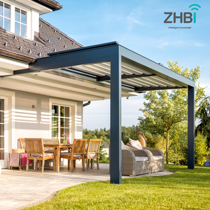 <span class=keywords><strong>Techo</strong></span> de Pérgola Motorizado para Jardín Exterior, Bioclimático, de Aluminio, con Persianas Motorizadas, 4x4, <span class=keywords><strong>4x3</strong></span> - Product Image 3
