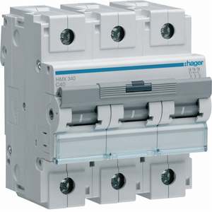 HMX340 Personalizzabile con Hagers MCB 50kA 3P curva C 40A 4.5M - Product Image 1