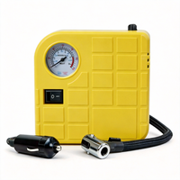Portable ABS 12V Air Compressor Pump Fast Inflate Accurate Pressure Gauge for Vehicle Tires SUV Motorcycle Camping Travel CE
