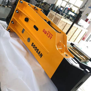 SOOSAN SB131 BOX TYPE Hydraulic Breaker with Standard Features Includes Chisels Hoses Nitrogen <b>Cylinder</b> <b>Gas</b> Charging Kit - Product Image 1
