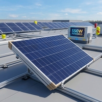 Panneau solaire demi-coupe 182 mm 540W 550W 560W 580W TOPCon Type N CE TUV pour installation résidentielle sur toiture