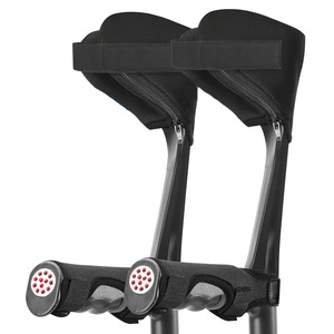 Coussinets de béquille Tianhong avec ouverture pour le coude et manchette pour l'absorption des chocs et le confort de la marche (une paire) - Product Image 1