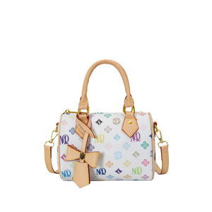 Venta al por mayor <span class=keywords><strong>bolsos</strong></span> de diseñador de lujo de las mujeres Casual Boston portátil almohada bolsa cremallera geométrico versátil temperamento personalizado - Product Image 5