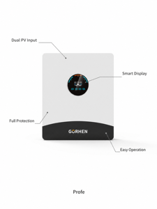 อินเวอร์เตอร์พลังงานแสงอาทิตย์แบบไฮบริด G1800 8KW ระบบออฟกริด พร้อมตัวควบคุมการชาร์จ MPPT จอแสดงผล LED แบบสัมผัสทรงกลม ระบบไฟฟ้าสำรองสำหรับบ้านแบบออฟกริด - Product Image 4