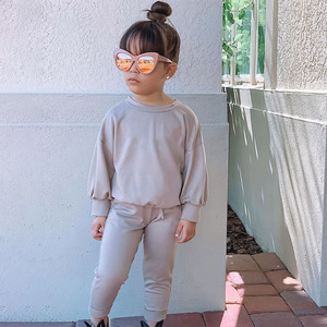 Conjunto de Ropa para Niñas Pequeñas, Diseño Inspirado en Diseñadores, Otoño-Invierno, Boutique, 2 Piezas, Sudadera y Pantalones Deportivos, Ropa Infantil para Bebés - Product Image 6