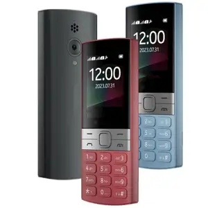 Bán buôn giá rẻ tính năng điện thoại 150 2023 cho Nokia 2SIM dưới điện thoại 2.4 inch 2gsm điện thoại di động nút điện thoại