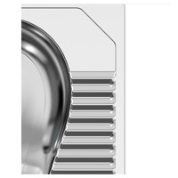 WC à la turque sur pied en acier inoxydable de haute qualité, modèle S25031202 de la marque SIR, sortie d'usine