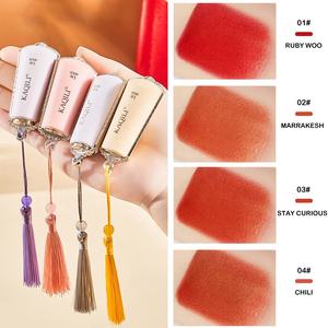 Velvet Fringe Rouge à lèvres de luxe Imperméable à l'eau Rouge à lèvres mat longue durée sans transfert Style chinois - Product Image 4