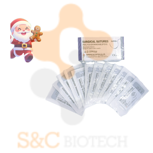 Precio competitivo, suturas quirúrgicas, suturas veterinarias recubiertas PGA/PDO absorbible/seda/nylon/catgut/PGLA/<span class=keywords><strong>PDS</strong></span> - Product Image 1