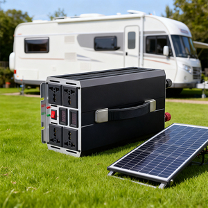 4500W แก้ไขคลื่นไซน์ DC/AC กริด12V-60V เครื่องใช้ไฟฟ้าในบ้านรถยนต์เฟสเดียว50Hz ประสิทธิภาพ93% - Product Image 1