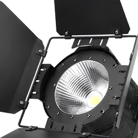 Projecteur LED COB 200W avec zoom, lumière de scène DMX512 pour théâtre, mariage, DJ, fête, boîte de nuit