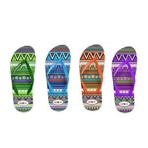 Sandalias de Playa Nicecin con Logotipo Personalizado para Mujer, Chanclas con Diseño Azteca Colorido, Ligeras, de Espuma PE, para Caminar por la Playa - Product Image 2