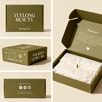 Boîtes d'expédition postales en carton ondulé recyclables à faible MOQ, personnalisables avec logo, roses, pour cadeaux et artisanat, idéales pour les petites entreprises