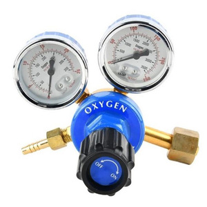 Manomètre de pression d'oxygène antichoc G5/8, régulateur de soudage industriel avec manomètre d'oxygène et d'acétylène, vanne de réduction de pression - Product Image 1