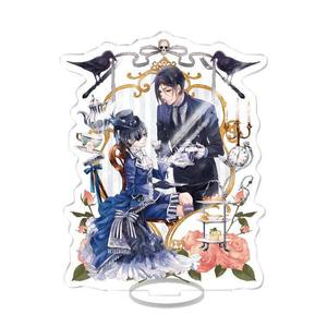 Supporto per accessori anime - Black Butler, Sebastian e Ciel, decorazione da scrivania, ornamento creativo in acrilico per <span class=keywords><strong>il</strong></span> campus - Product Image 5