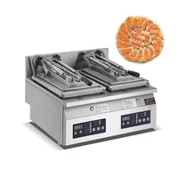 Automatische Gyoza-Bratmaschine mit automatischer Wasserzugabe, Bratpfanne, Grillgerät, Teigtaschen-Frittiermaschine