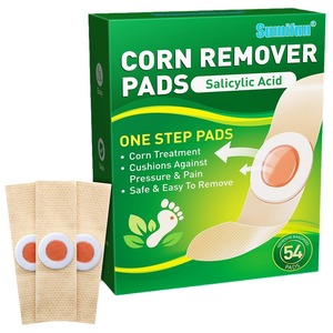 Sumifun Patchs anti-callosités de haute qualité en boîte, à l'acide salicylique et aux herbes chinoises, en tissu non tissé, 54 autocollants pour le soin <span class=keywords><strong>des</strong></span> pieds - Product Image 1