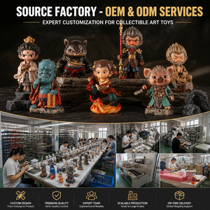 Statuetta da Collezione Dipinta a Mano in Resina di Wukong, Scatola Misteriosa e Blind Box Personalizzata OEM ODM, Decorazione per la Casa - Product Image 4