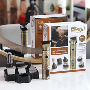 Cortadora de Pelo Profesional Dsp 8 en 1 con Pantalla LED, Recargable por USB, Cuerpo Metálico, para Recortar la Barba de Hombres - Product Image 3