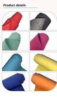 Tissu tissé imperméable en similicuir PU Rexine pour chaussures, canapés et sacs