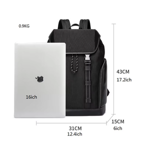 Sac à dos pour ordinateur <span class=keywords><strong>portable</strong></span> RAYLON personnalisé grande capacité en matériaux recyclés, sac de voyage unisexe en Oxford, sacs à main de voyage imperméables et durables - Product Image 4