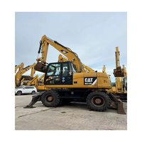 Excavatrice sur pneus Caterpillar d'occasion d'origine japonaise M313D Cat M312 M315 M318 M320, pelle moyenne d'occasion à vendre
