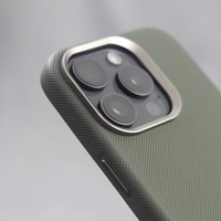 Étui de téléphone sans fil en cuir artificiel pour iPhone 17/16/15/14 ProMax avec support magnétique et protection de l'appareil photo