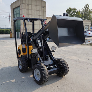 HAIJU Hydrostatic Ride on Mini Wheel Loader H150 4x4 Wheel Drive Capacity 400-500kg <strong>Tire</strong> 23x8.5-12 Speed 20km/h Cheap <strong>Price</strong> - Product Image 4