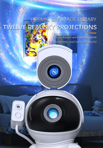 Haute qualité 360 degrés Rotation fusée astronaute Projection étoile veilleuse atmosphère galaxie projecteur intelligent lampe lumière - Product Image 6